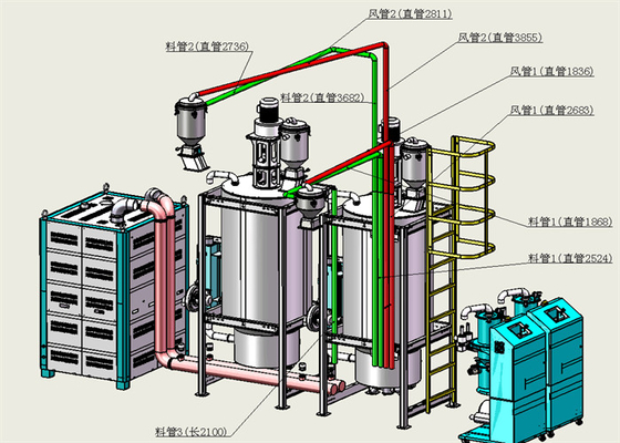 อุปกรณ์ระบายอากาศ T 50C จุดน้ําฝน 40 OC เครื่องกําจัดความชื้นเครื่องแห้ง