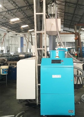 15Kw Compact Hopper Loader การขนส่งระยะว่างสําหรับการโอนวัสดุพลาสติกที่ยืดหยุ่น