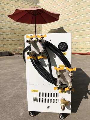 ประเภทน้ำมัน 380V 50Hz ตัวควบคุมอุณหภูมิแม่พิมพ์สำหรับการผลิตชิ้นส่วนพลาสติก