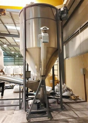 Screw Hopper Feeder Conveyor สำหรับเกล็ด PET พลาสติก OSF-16-3