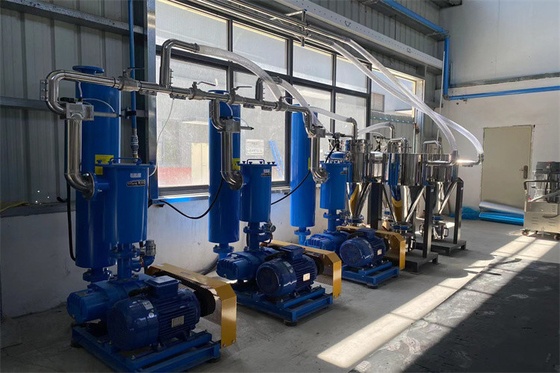 ระบบอาหารกลางที่ควบคุมโดย PLC ความจุในการส่ง 0.5-2T/H รวมการควบคุมทางไกล