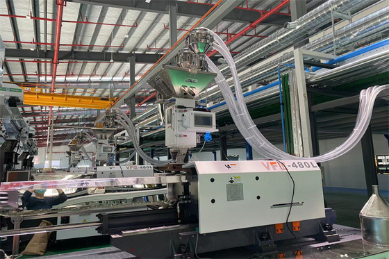 ระบบอาหารกลางที่ควบคุมโดย PLC ความจุในการส่ง 0.5-2T/H รวมการควบคุมทางไกล