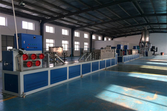 สายการผลิตสายรัดเทปพลาสติก PP Polypropylene โดยใช้วัสดุรีไซเคิล 100%