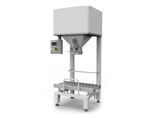 PLC Control Stacking Weighing Packaging Machine Semi Auto สำหรับเม็ดพลาสติก