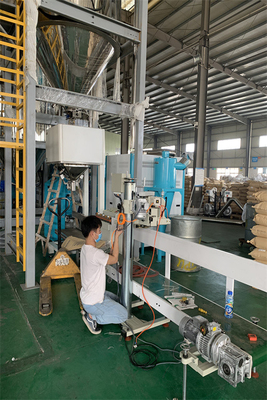 เครื่องบรรจุเม็ดกึ่งอัตโนมัติชั่งน้ำหนักบรรจุซ้อนสำหรับพลาสติก TPU PVC