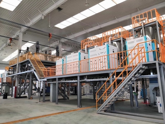 เครื่องเป่าถังลดความชื้นตกผลึก PET TPU Extrusion Twin Tower Dryer