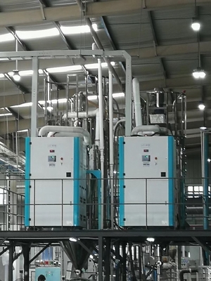 เครื่องเป่าถังลดความชื้นตกผลึก PET TPU Extrusion Twin Tower Dryer