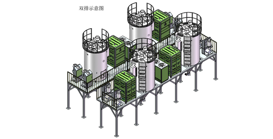 เครื่องแห้งพลาสติกความจุสูง 30L/h