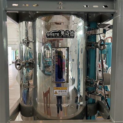 เครื่องแห้ง PET Crystallizer ที่ควบคุมโดย PLC ด้วยอัตโนมัติ ทําความสะอาด ความจุ 100-1000 กิโลกรัมต่อชั่วโมง