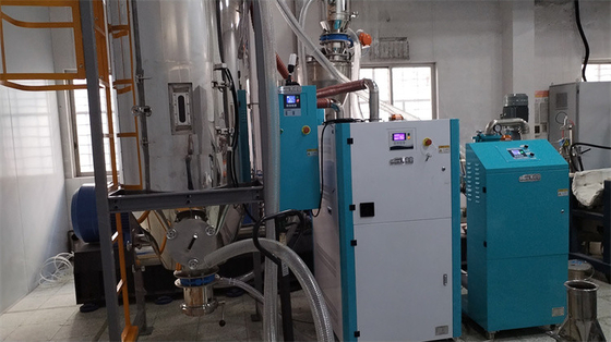การแห้งเม็ดพลาสติก SS เครื่องแห้งอากาศสําหรับ Hopper ความจุ 40-16000L ความจุสูง