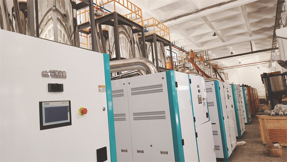 เครื่องแห้งกระดานลดความชื้นจากสแตนเลส 4-40 KW สําหรับการแห้งเม็ดพลาสติก