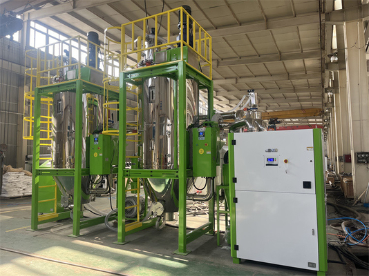 เครื่องแห้งกระดานลดความชื้นจากสแตนเลส 4-40 KW สําหรับการแห้งเม็ดพลาสติก
