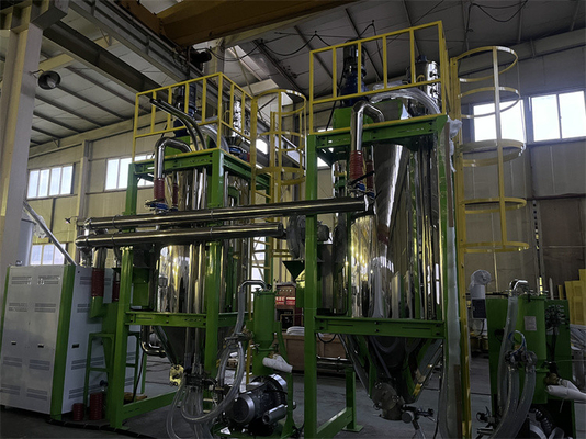 การแห้งเม็ดพลาสติก SS เครื่องแห้งอากาศสําหรับ Hopper ความจุ 40-16000L ความจุสูง