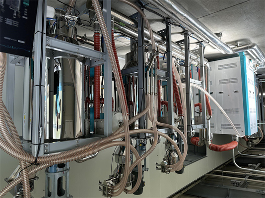 ประหยัดพลังงาน 40-16000L เครื่องล้างความชื้นอากาศร้อน Hopper Dryer