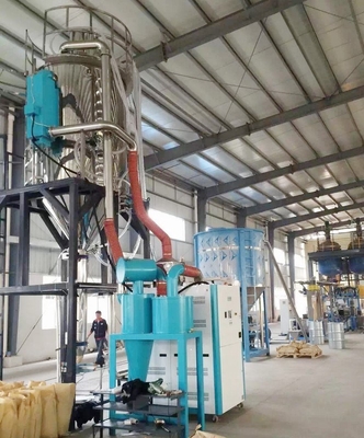 15Kw Compact Hopper Loader การขนส่งระยะว่างสําหรับการโอนวัสดุพลาสติกที่ยืดหยุ่น