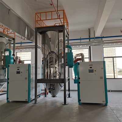 ประหยัดพลังงาน 40-16000L เครื่องล้างความชื้นอากาศร้อน Hopper Dryer